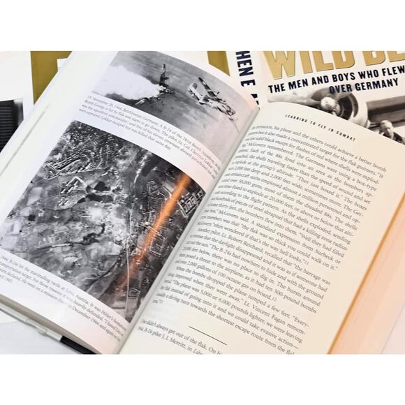 Wild Blue: The Men and Boys Who Flew B-24s by S. Ambrose (2001 1st Ed. HC in DJ) - Picture 12 of 13